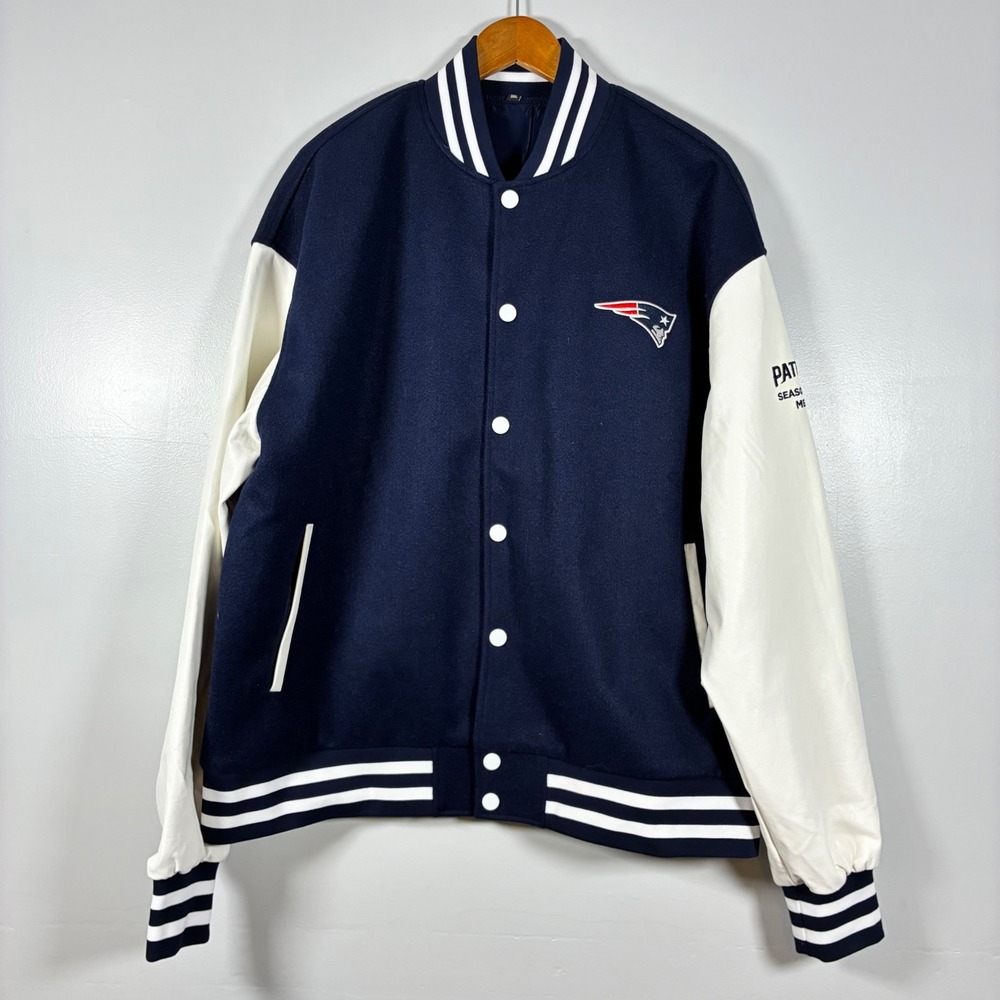 NFL Varsity Jacket 3XL Patriots Season Ticket Member Letterman Jacket Football
